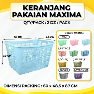 Keranjang Pakaian Maxima