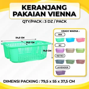 Keranjang Pakaian Vienna
