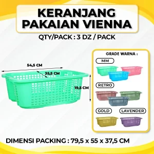 Keranjang Pakaian Vienna