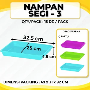 Nampan Segi 3
