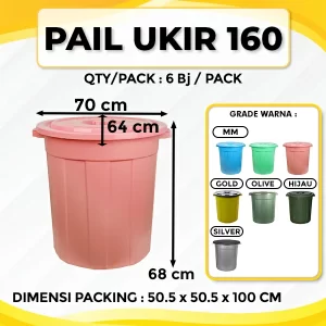 Pail Ukir 160