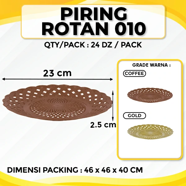 Piring Rotan 010