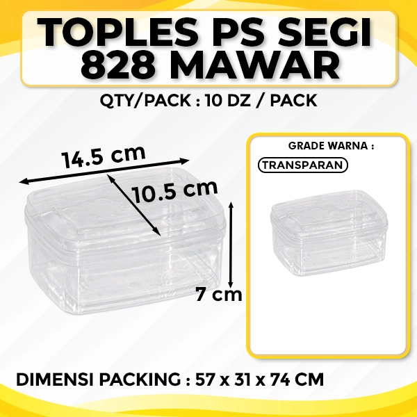Toples PS Segi 828 Mawar