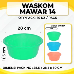 Waskom Mawar 14