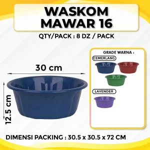 Waskom Mawar 16