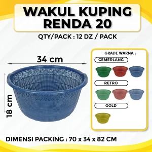 Wakul Kuping Renda 20