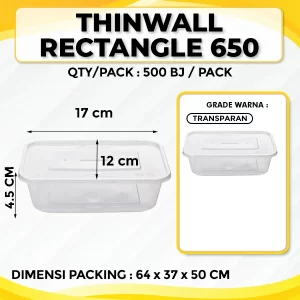 Thinwall Rectangle 650