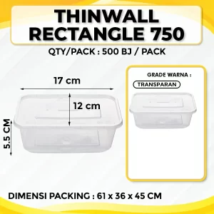 Thinwall Rectangle 750