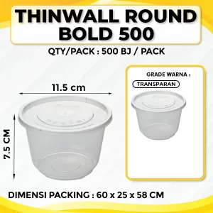 Thinwall Round Bold 500