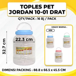 Toples PET Jordan 10-01 Drat
