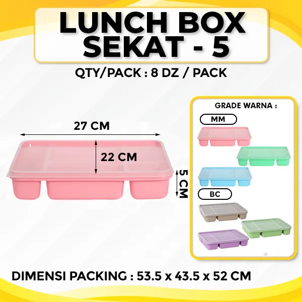 Lunch Box Sekat - 5