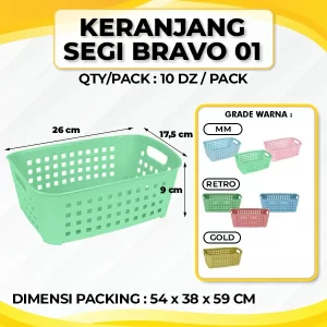 Keranjang Segi Bravo 01
