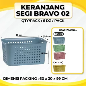 Keranjang Segi Bravo 02