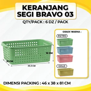 Keranjang Segi Bravo 03