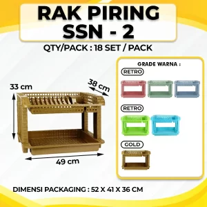 Rak piring susun 2