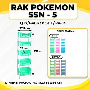 Rak Pokemon Susun 5