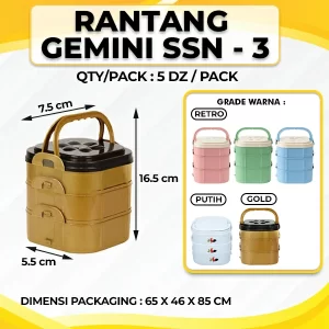 3 Stack Gemini Food Container