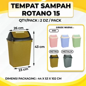 Rotano 15 Dust Bin