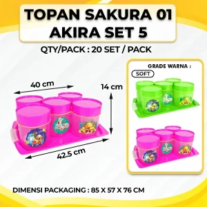 Topan Sakura Set of 5 + Ringgo