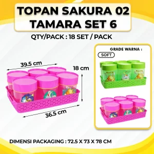 Topan Sakura - 02 Set of 6 + Tamara