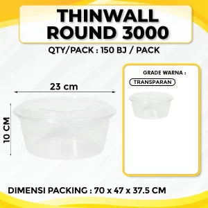 Thinwall Round 3000