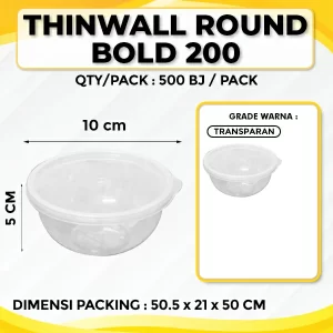 Thinwall Round Bold 200