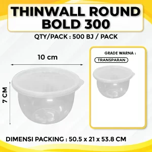 Thinwall Round Bold 300