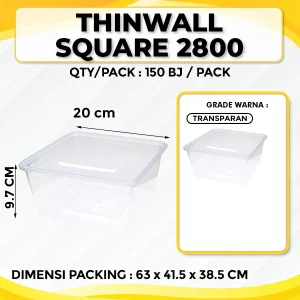 Thinwall Square 2800