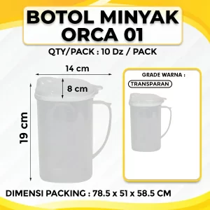 botol minyak plastik