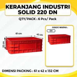 Keranjang Industri Solid 220 DN