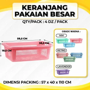Keranjang Pakaian Besar