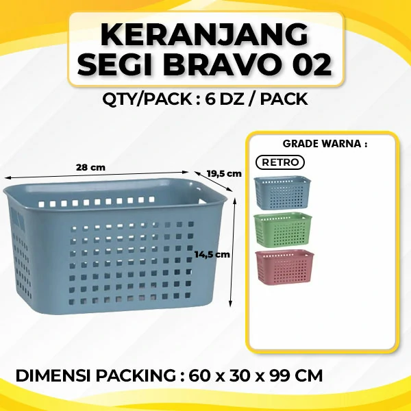 Keranjang Segi Bravo 02