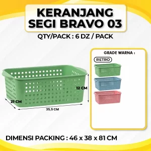 Keranjang Segi Bravo 03