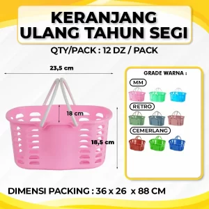 Square Birthday Basket