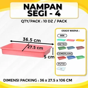 Nampan Segi 4