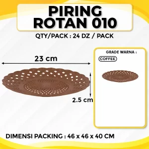 Piring Rotan 010