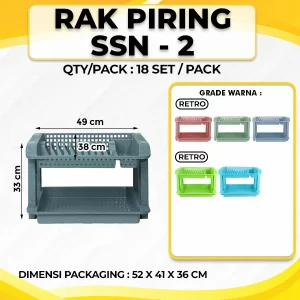 Rak piring susun 2