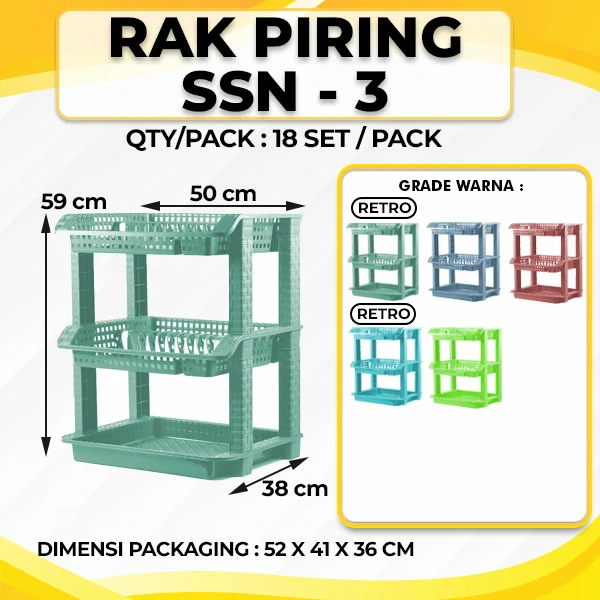 Dish Rack 3 Stack