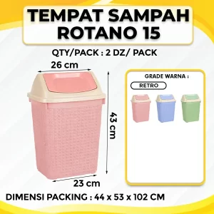 Rotano 15 Dust Bin