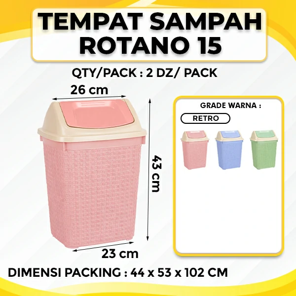 Rotano 15 Dust Bin