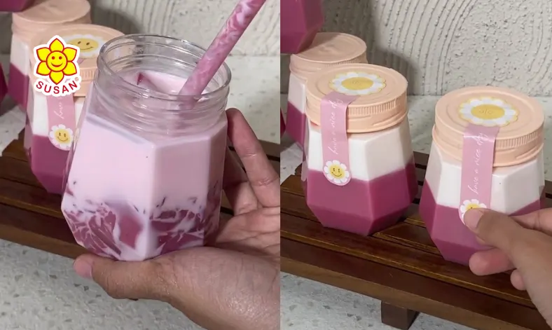 ide jualan es puding susu