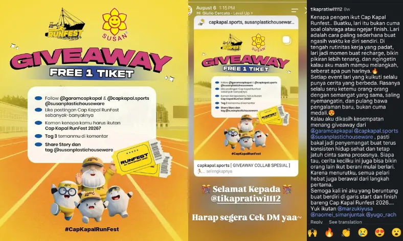 give away sponsor event